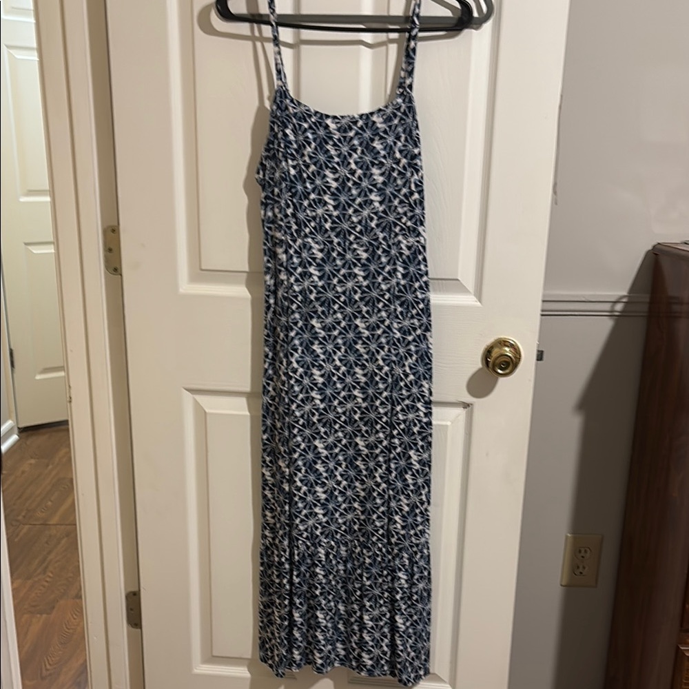GAP Blue Patterned Women's Dress Size 12